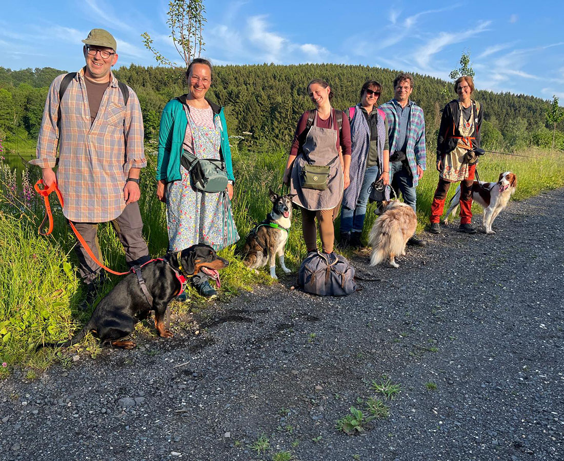 Hunde bei der Schmugglertour