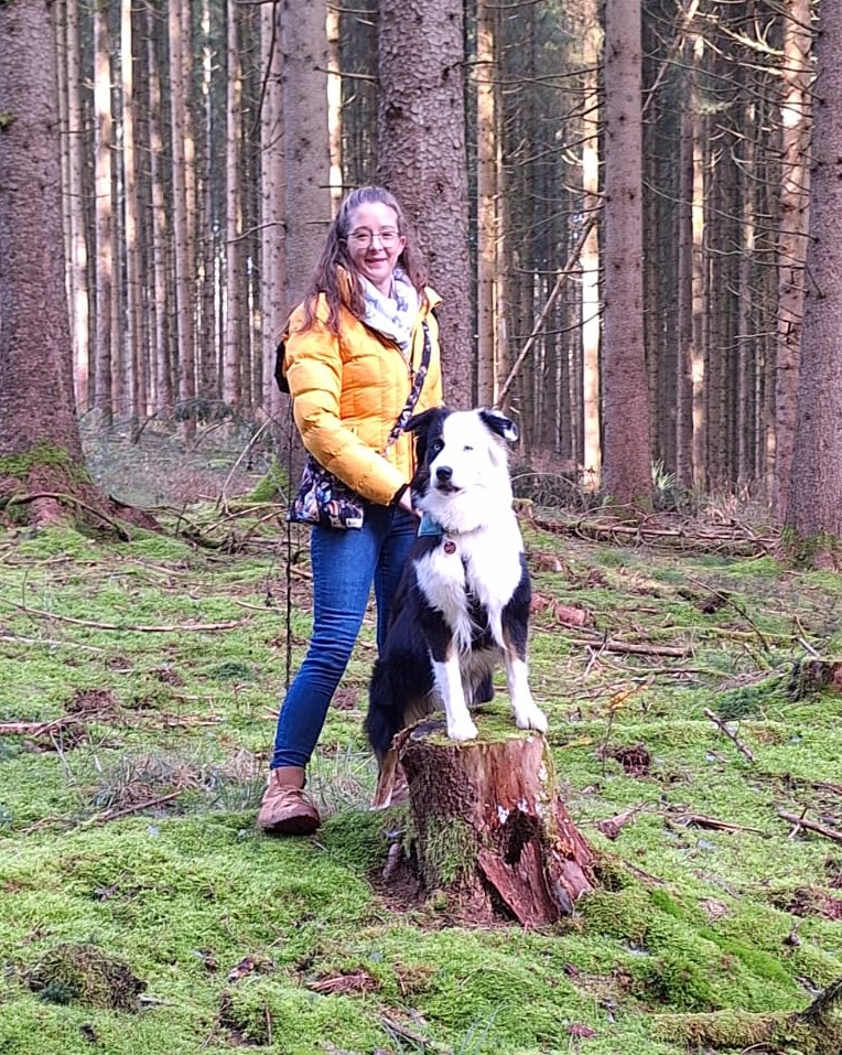 Team Jenny mit ihrem Hund Blue